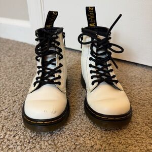 DR MARTENS Toddler's White 1460 TODDLER Size 7